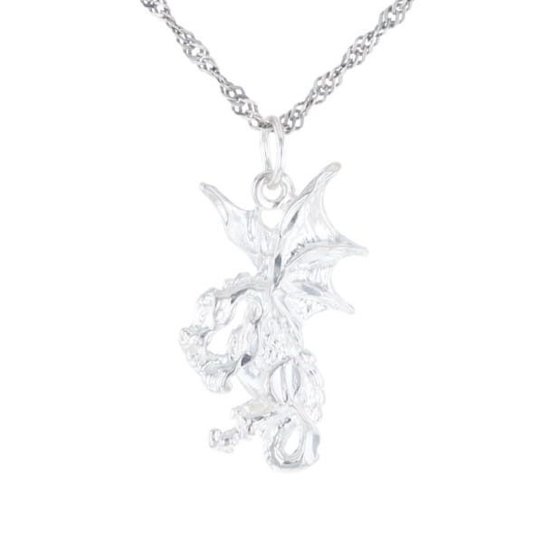 Silver Dragon Pendant