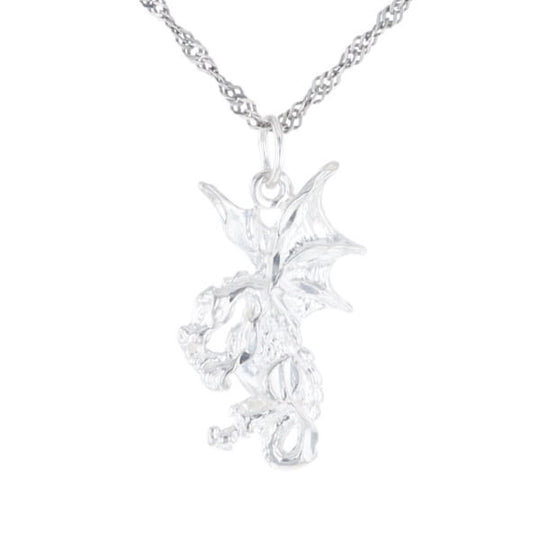 Silver Dragon Pendant