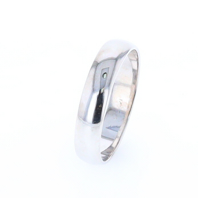 Standard Fit Wedding Band White Gold