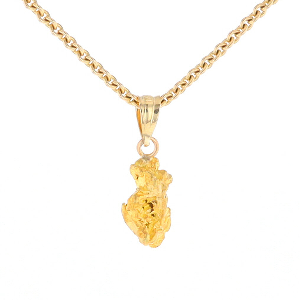 Natural Gold Nugget Pendant