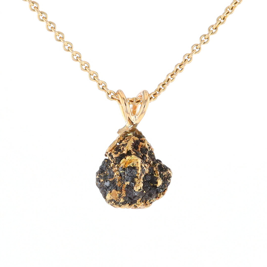 Natural Gold Nugget Pendant