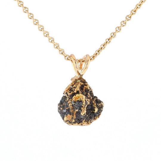 Natural Gold Nugget Pendant