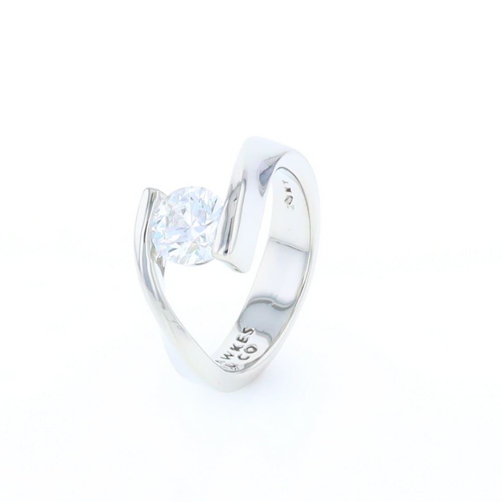 K.I.S.S. Bypass Diamond Engagement Ring