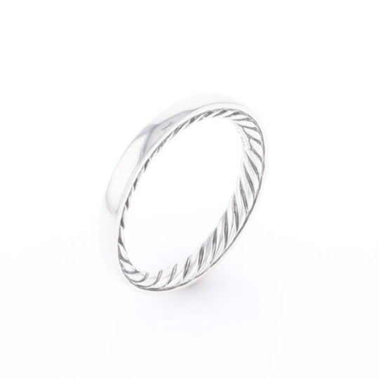 Sterling Silver Rope Decal Band