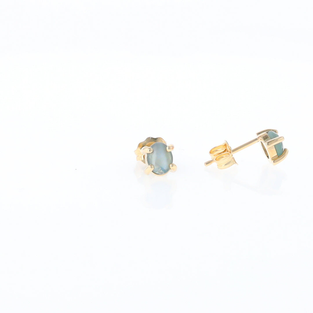 Cat's Eye Alexandrite Studs