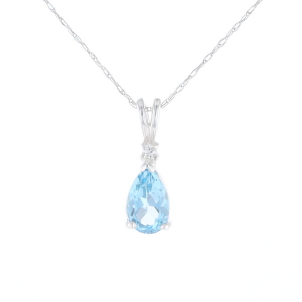 Blue Topaz Pendant