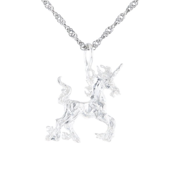 Silver Unicorn Pendant
