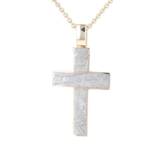 Meteorite Cross Pendant