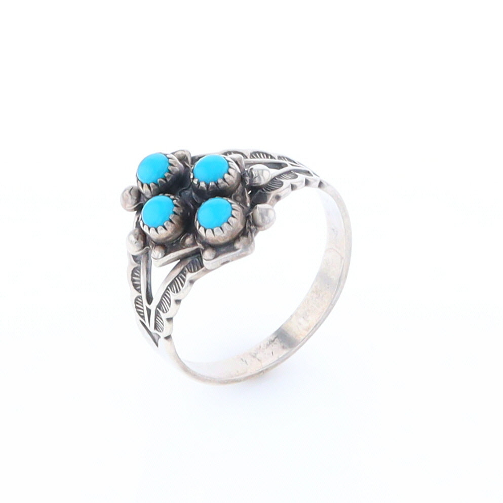 Native Four Stone Turquoise Ring