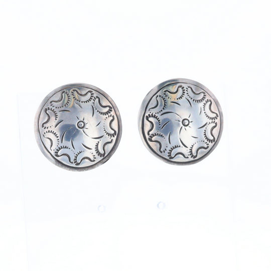 Native American Disc Earrings