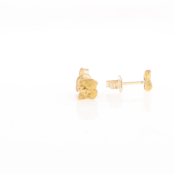 Natural Gold Nugget Earrings