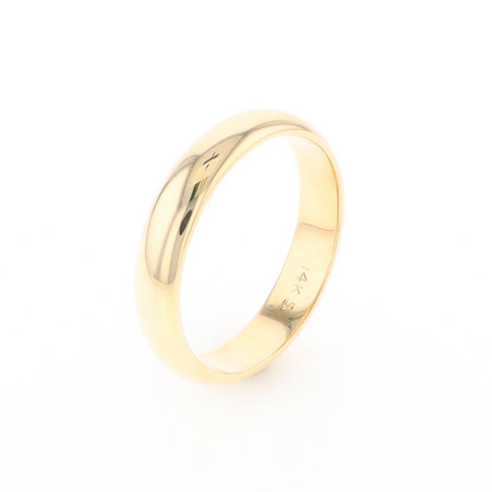 High Polished Comfort Fit Wedding Band