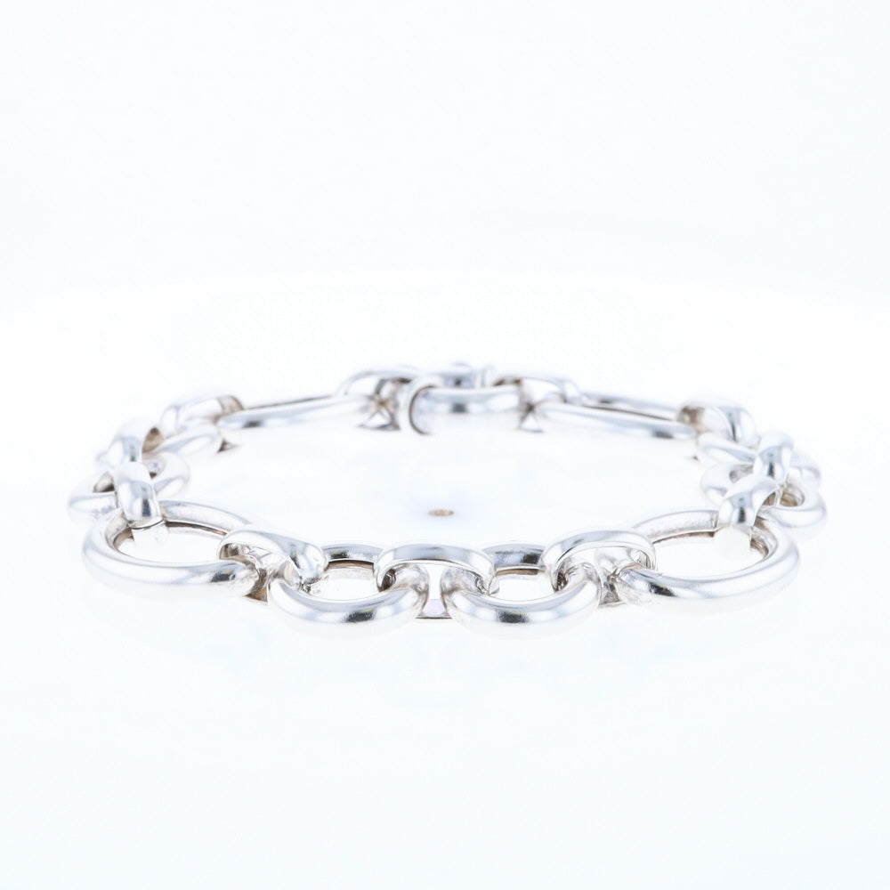 Sterling Silver Open Cable Link Bracelet