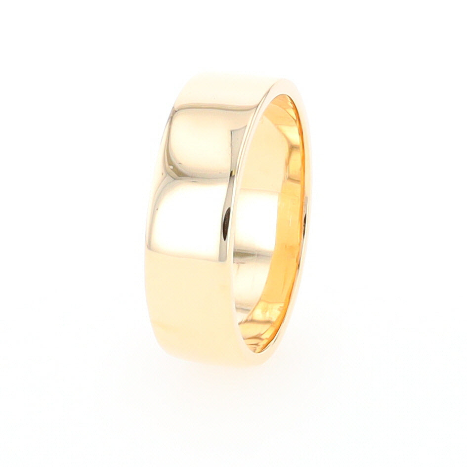 Men's Plain Gold Wedding Band