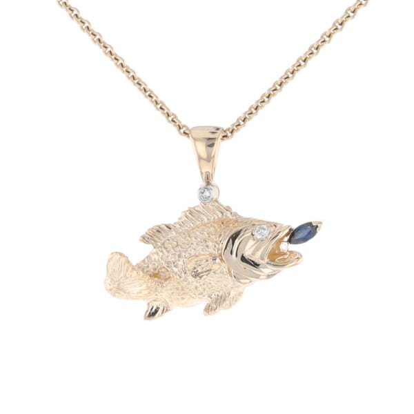 Large Mouth Bass Pendant