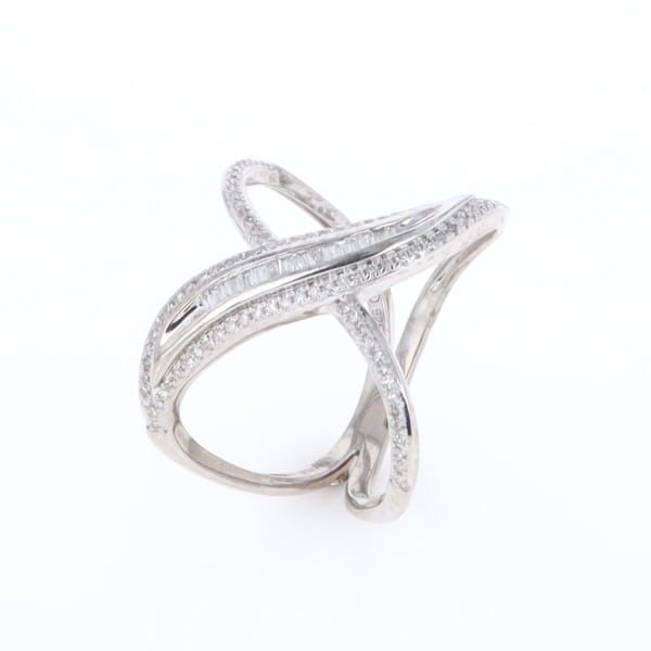 Dramatic Bypass Diamond Ring