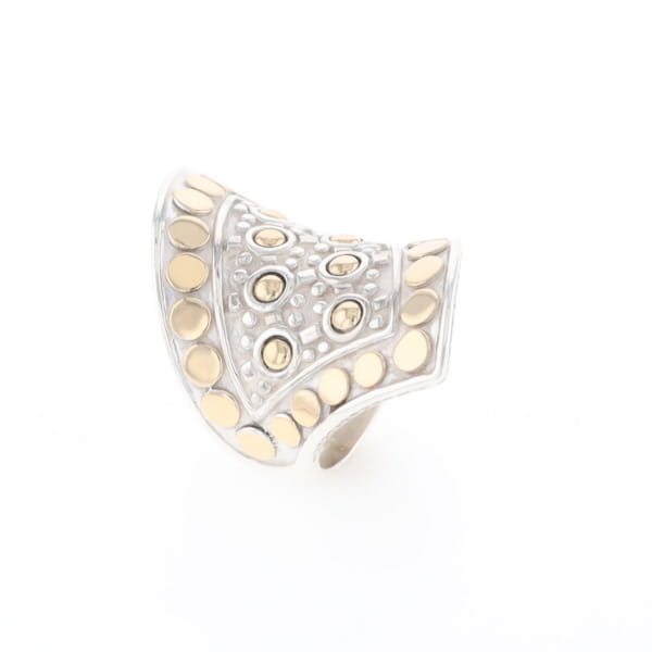 John Hardy Two-Tone Curved Ring