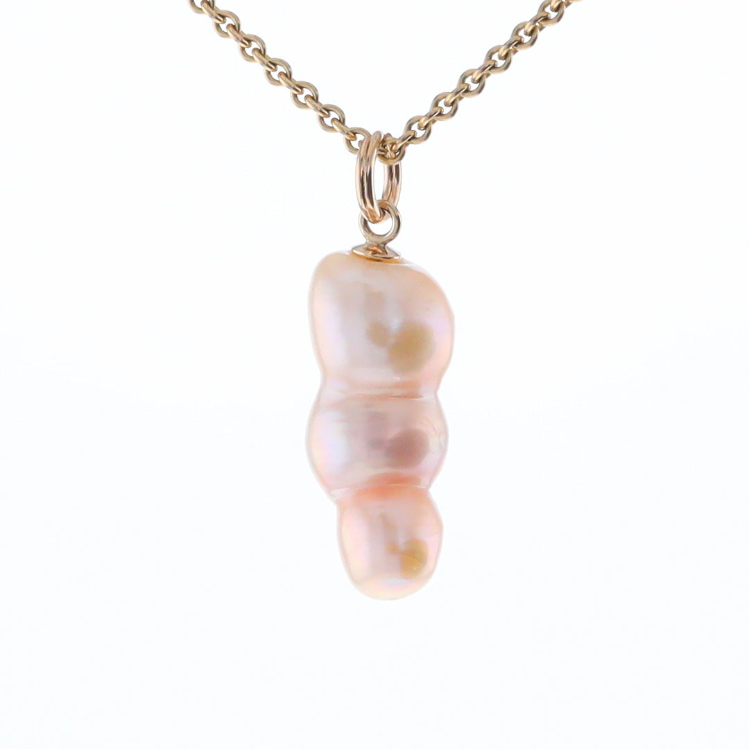 Baroque Triple Pearl Pendant