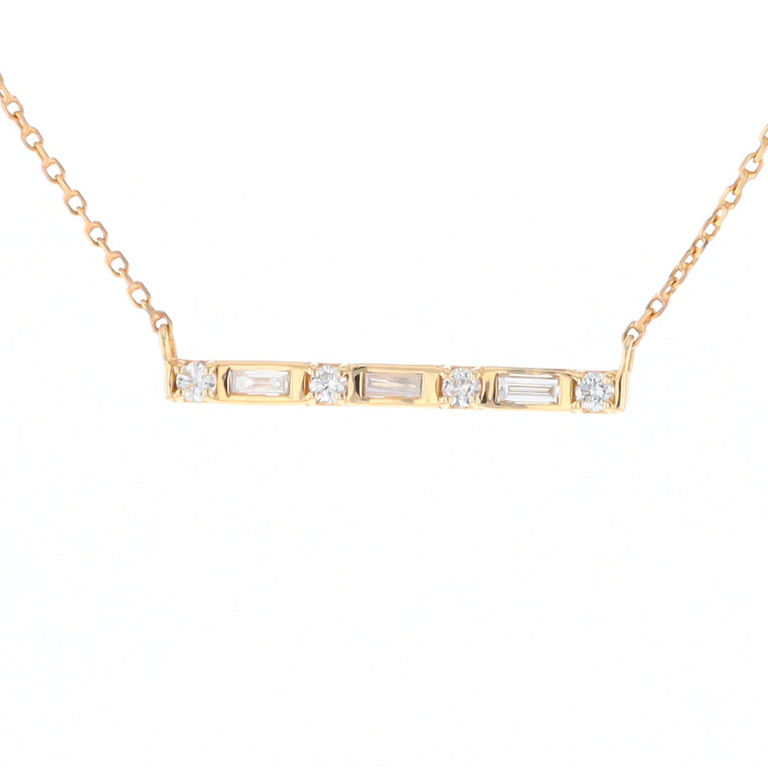 Modern Elegance Diamond Necklace