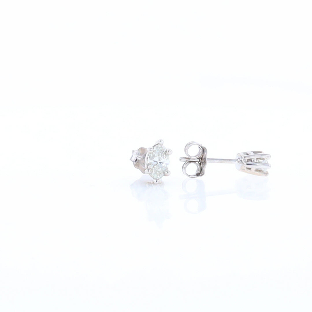 0.51ct Marquise Diamond Studs