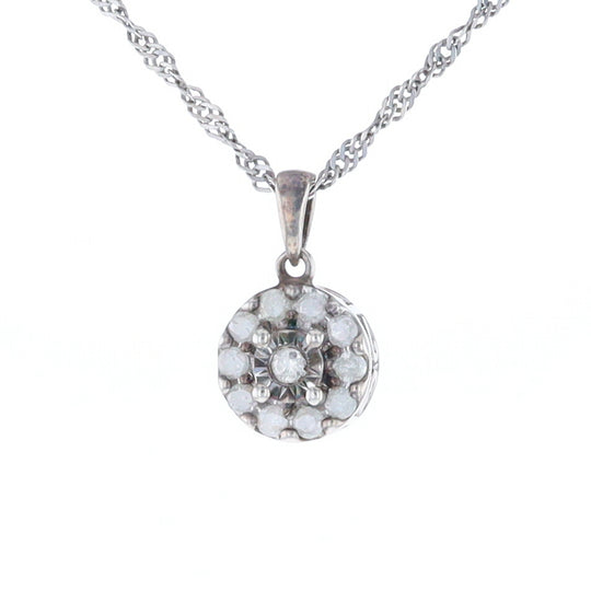 Diamond Cluster Pendant