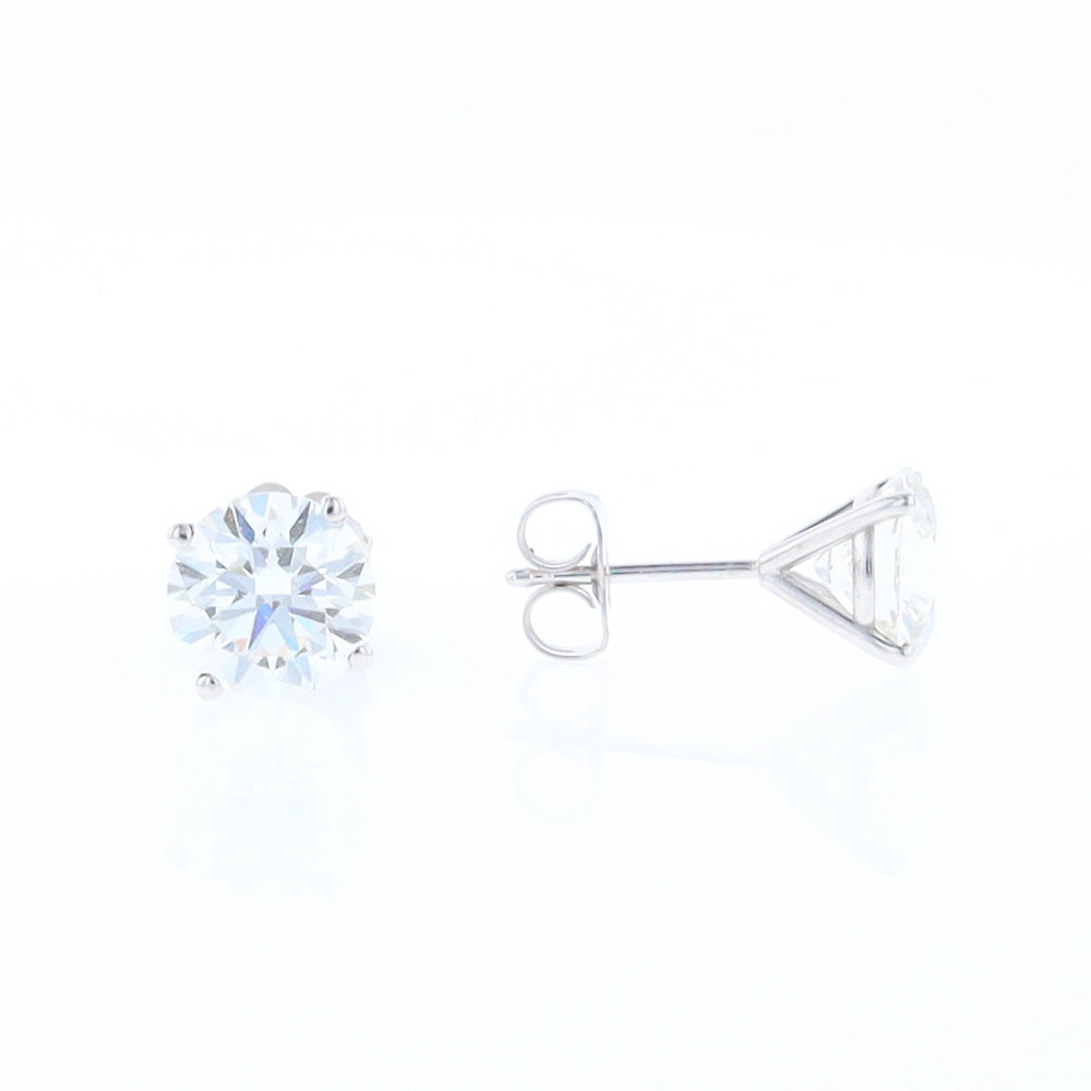 3.16ctw Diamond Stud Earrings