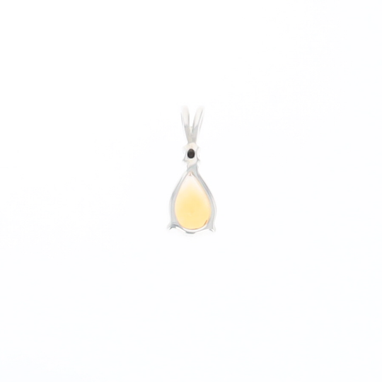 Citrine Pear Pendant