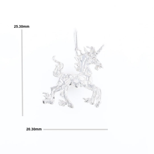 Silver Unicorn Pendant