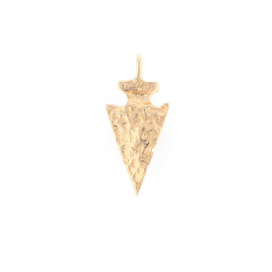 Gold Arrowhead Pendant
