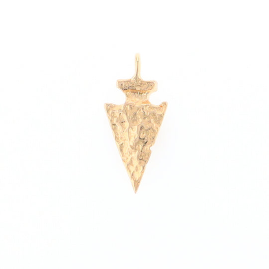 Gold Arrowhead Pendant