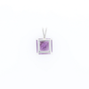 Amethyst Solitaire Pendant