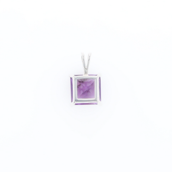 Amethyst Solitaire Pendant