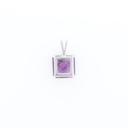Amethyst Solitaire Pendant