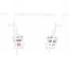 Emerald Cut Garnet Earrings