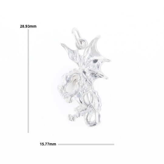 Silver Dragon Pendant