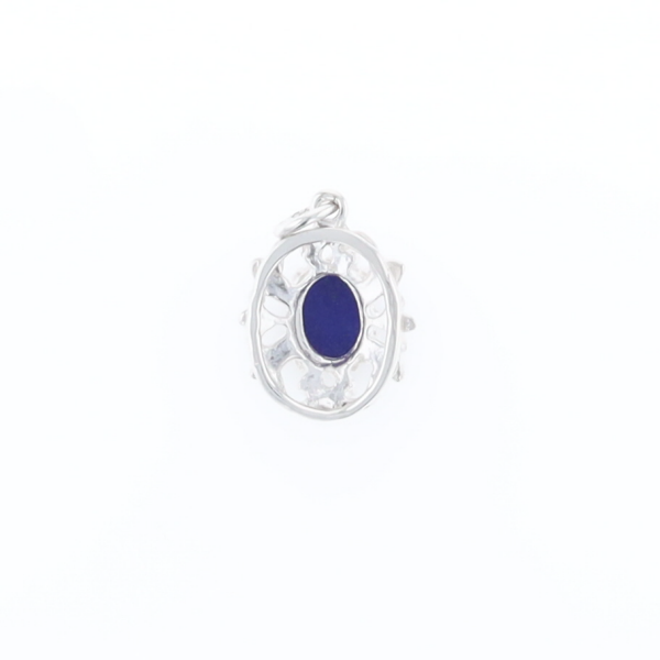 Silver Lapis Lazuli Pendant