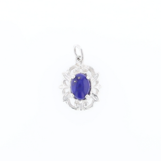 Silver Lapis Lazuli Pendant