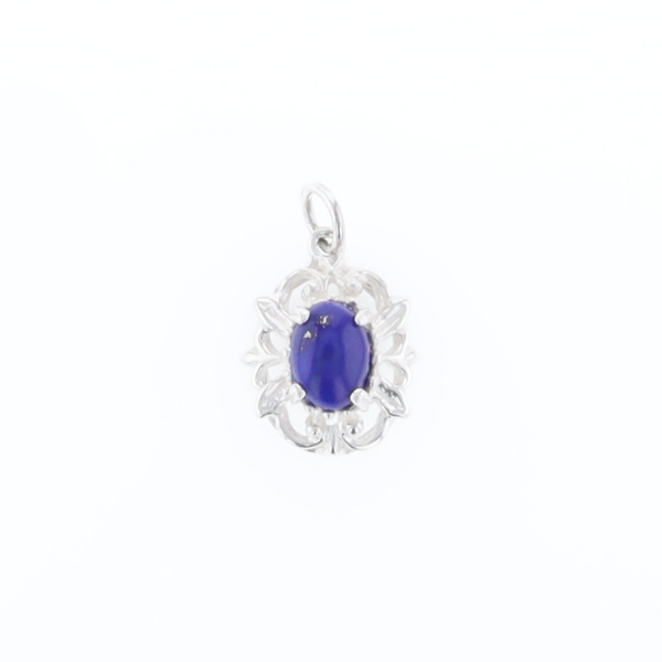 Silver Lapis Lazuli Pendant