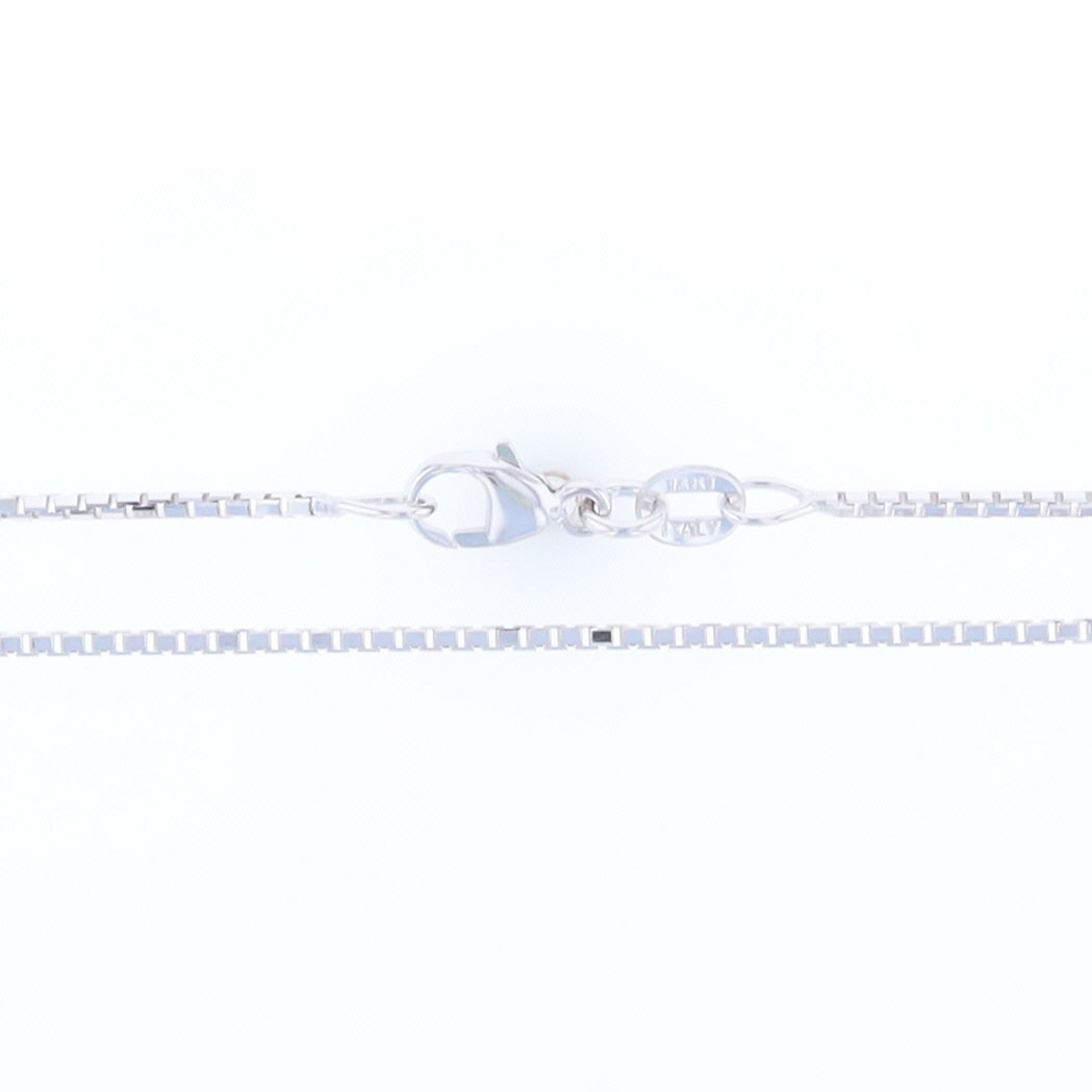 18" White Gold Octava Chain