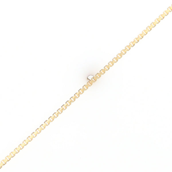 18" Yellow Gold Concave Octava Link Chain