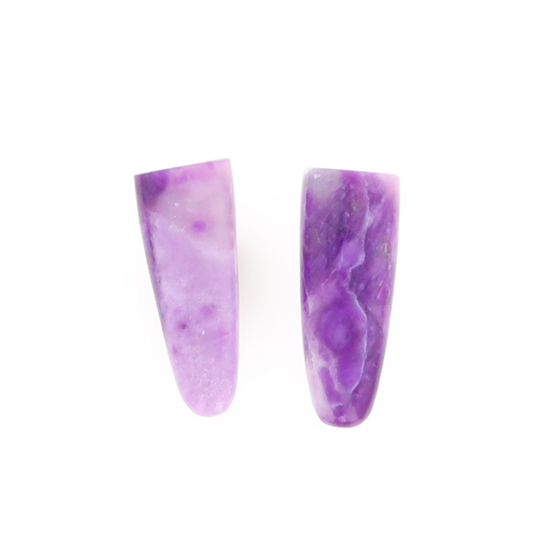 16.42ctw Sugilite Bullet Pair