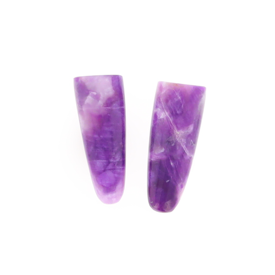 16.42ctw Sugilite Bullet Pair