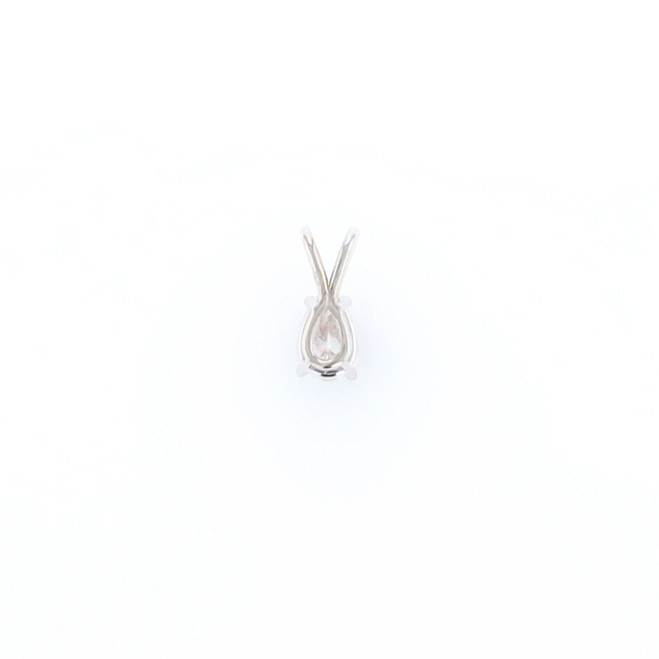 Pear Diamond Solitaire Pendant