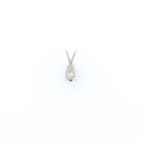 Pear Diamond Solitaire Pendant