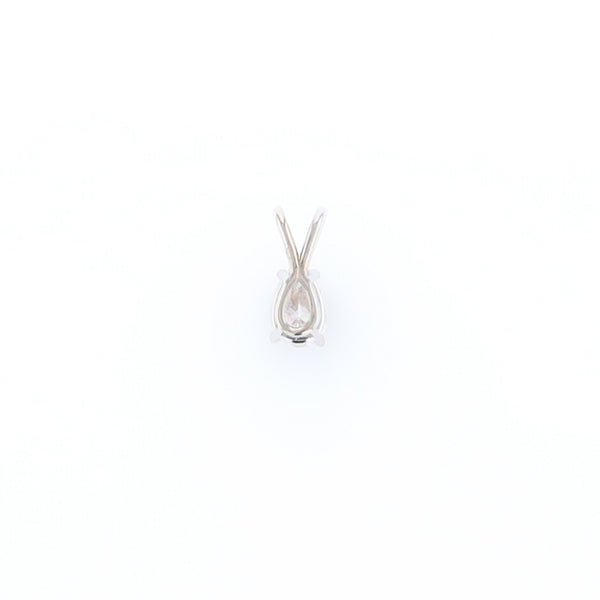 Pear Diamond Solitaire Pendant