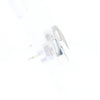 Sterling Silver Gold Quartz Inlaid Diamond Stud Earrings - G3