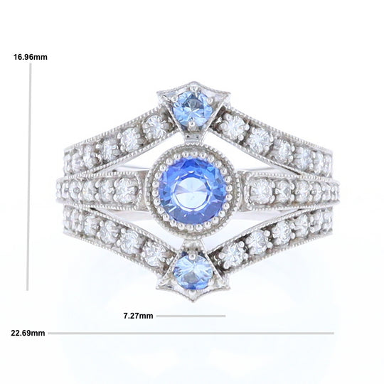 The Queen's Ring - Ceylon Sapphire