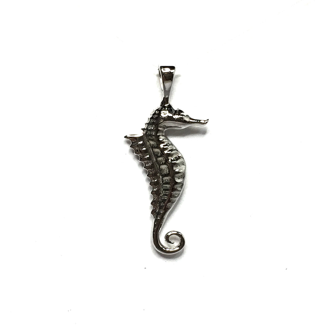 Mother Of Pearl Inlaid Seahorse Pendant