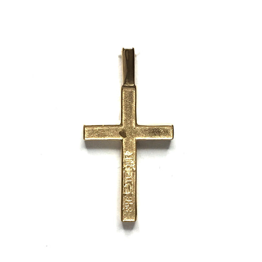 Natural pietersite 4 section inlaid cross pendant